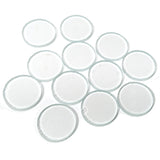 Clear Fusible Precut Circles COE 96 Glass Blanks - 6 Sizes Available