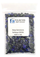 Deep Gemstone Blend Glass Frit Coarse Bullseye COE 90 Bagged