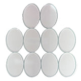 Clear Fusible Glass Ovals Blanks - COE 96 Glass - 4 Sizes Available, 1 Easy Price!