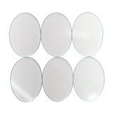 Clear Fusible Glass Ovals Blanks - COE 96 Glass - 4 Sizes Available, 1 Easy Price!