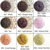 Pale Tint Transparent Coarse Glass Frit - 24 Translucent Colors! Bullseye COE 90 Fusible