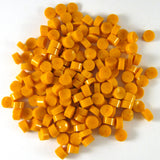 Pumpkin Orange Dots D0321 COE 90 Glacial Art Glass