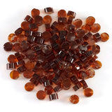 Dark Amber Transparent Dots D111-96 COE 96 Glacial Art Glass