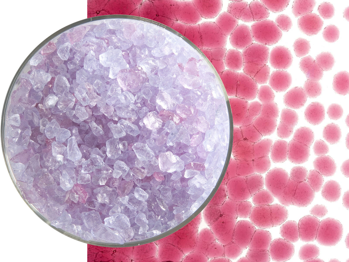 Light Pink Transparent - Gold Bearing Striker - Glass Frit