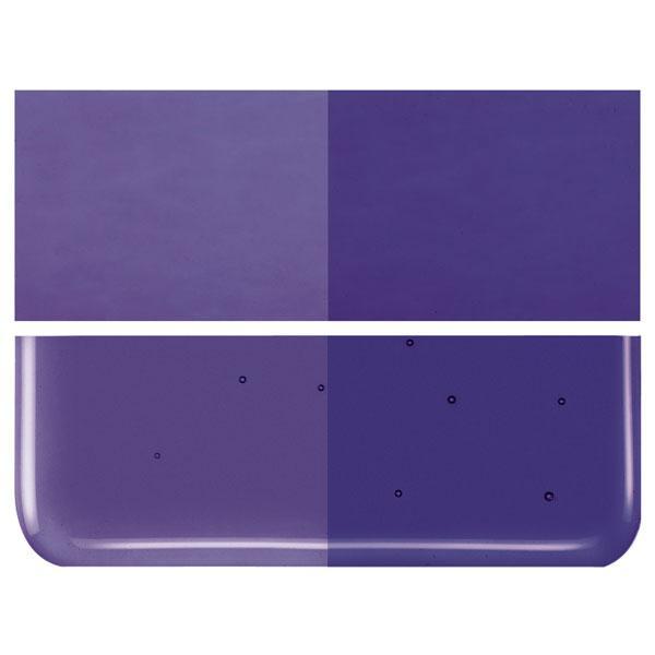 Deep Royal Purple Transparent COE 90 Bullseye 3mm Sheet Glass 3 Inch Square 115-1128-3INSQ