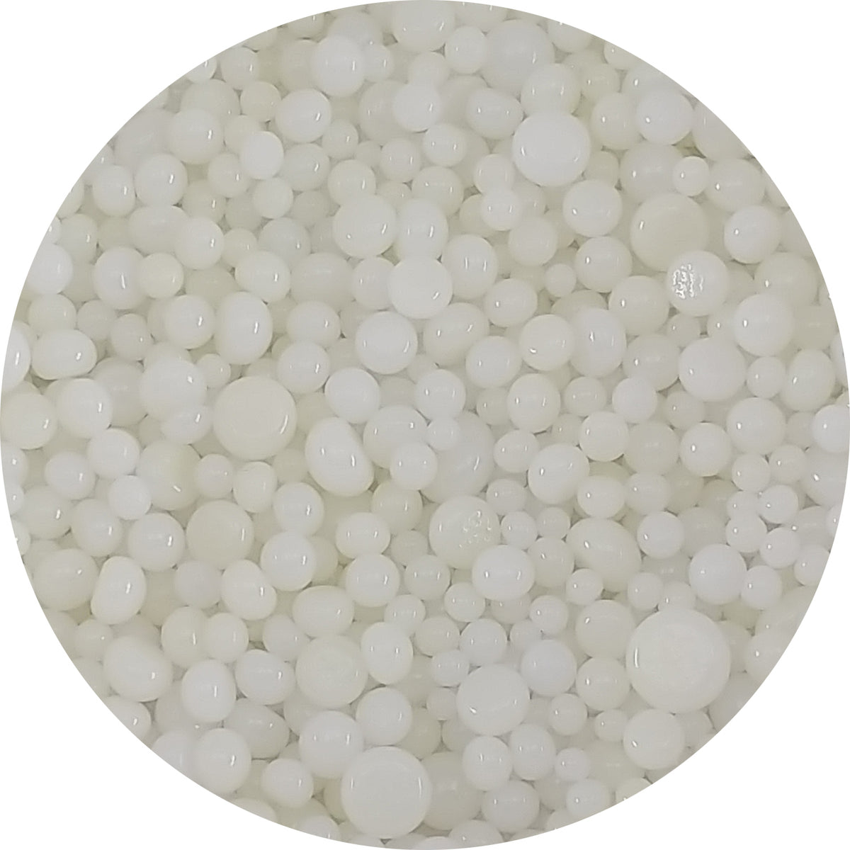 White Opal Frit Balls - COE 90 Bullseye Fusable Glass - FB0113