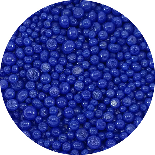Deep Cobalt Blue Opal Frit Balls FB0147 COE 90 Glacial Art Glass