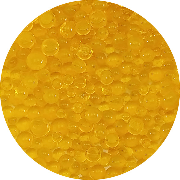 Marigold Yellow Trans Frit Balls FB1320 COE 90 Glacial Art Glass