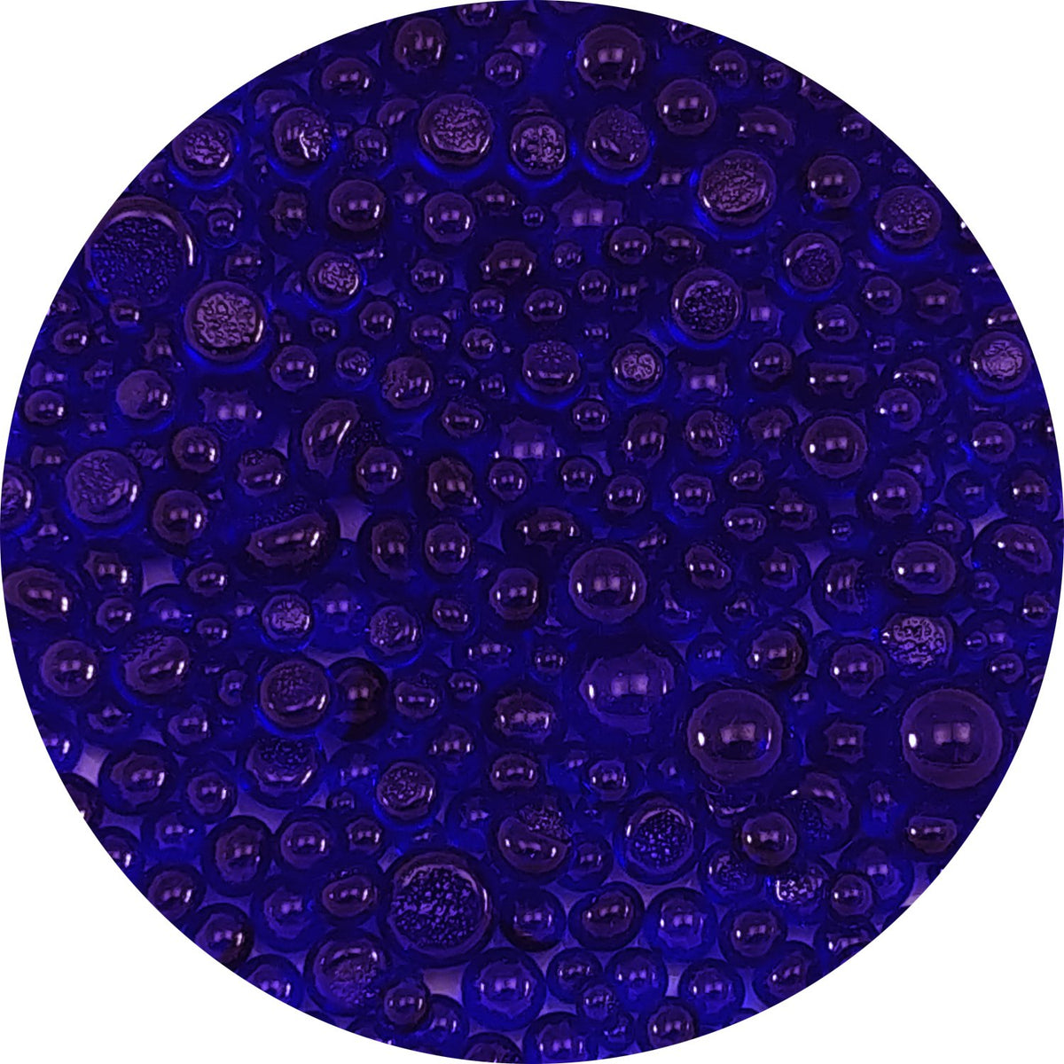 Dark Blue Trans Frit Balls COE 96 - FB136-96 – Glacial Art Glass