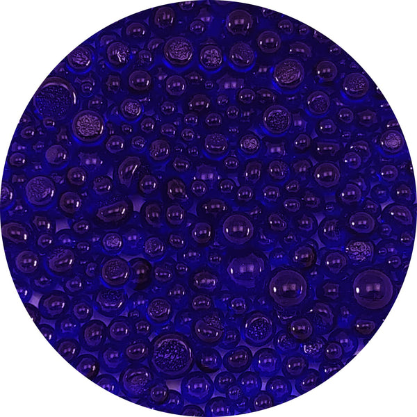 Dark Blue Trans Frit Balls COE 96 - FB136-96