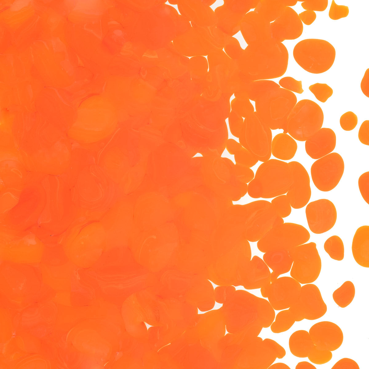 Orange Opal - Striker - Glass Frit Coarse Bullseye COE 90 Fusible
