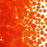 Orange Transparent Glass Frit Coarse Bullseye COE 90 Fusible