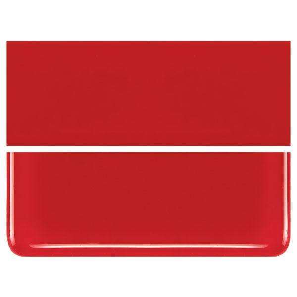 Red COE 90 Bullseye 3mm Sheet Glass 3 Inch Square 035-124-3INSQ