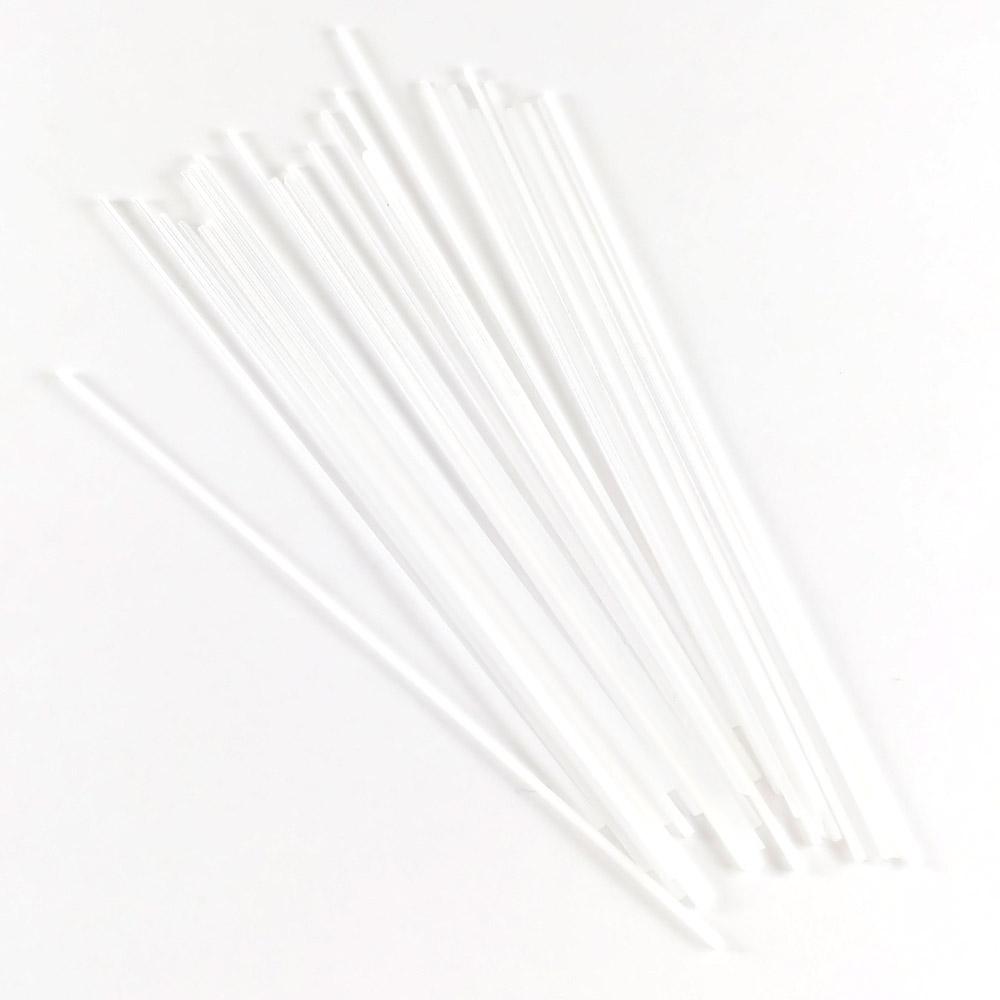 White Opal COE 96 Stringer Sample - S-200-96 Oceanside Glass Stringer ...