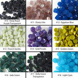 6mm Glass Dots - COE 90 Bullseye Glass - 33 Colors!