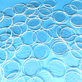 a group of circles that are on a table
