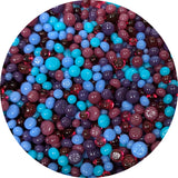 Raspberry Dreams Frit Ball Assortment - COE 90 Bullseye Glass