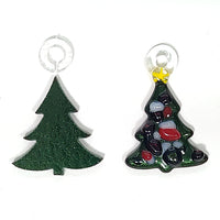 Precut Fusible Glass Christmas Trees, 3 Inches Tall, COE 90 - 6 Designs Available