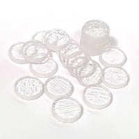 Clear Fusible Precut Circles COE 90 Glass Blanks - 5 Sizes Available - COE 90 Bullseye