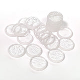 Clear Fusible Precut Circles COE 90 Glass Blanks - 5 Sizes Available - COE 90 Bullseye