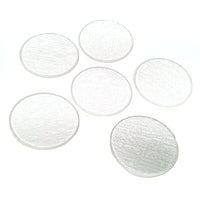 Clear Fusible Precut Circles COE 90 Glass Blanks - 5 Sizes Available - COE 90 Bullseye