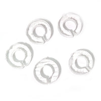 Fusible Glass Bails for Hanging Art - COE 90 Bullseye Clear Glass - Pack of 5, 20, or 100