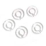 Fusible Glass Bails for Hanging Art - COE 90 Bullseye Clear Glass - Pack of 5, 20, or 100