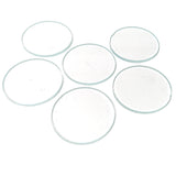 Precut Clear Fusible COE 96 Glass Circles, 5 Sizes Available