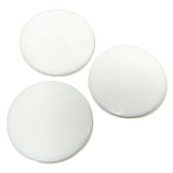 Precut White Fusible COE 96 Glass Circles, 5 Sizes Available