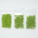 Amazon Green Opal Frit Balls - 3 Size Options - COE 96 Fusible Glass