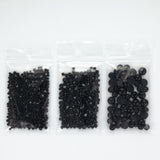 Black Opal Frit Balls - 3 Size Options - COE 90 Fusible Glass