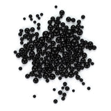 Black Opal Frit Balls - 3 Size Options - COE 90 Fusible Glass