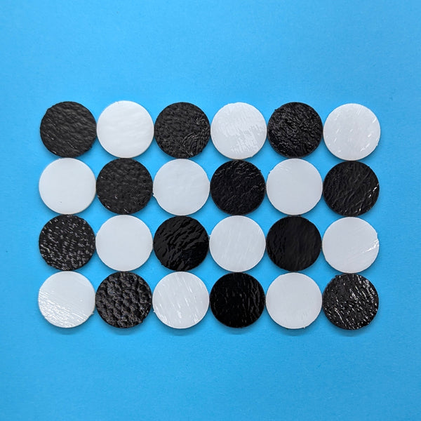 Clear Fusible Glass Circles - COE 90 Bullseye Glass Precut Blanks For Fusing & Stained Glass