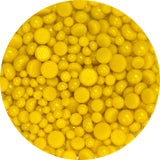 Canary Yellow Opal Frit Balls - 3 Size Options - COE 90 Fusible Glass