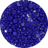 Dark Blue Opal Frit Balls - 3 Size Options - COE 96 Fusible Glass