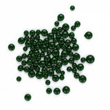 Dark Green Opal Frit Balls - 3 Size Options - COE 96 Fusible Glass