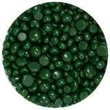 Dark Green Opal Frit Balls - 3 Size Options - COE 96 Fusible Glass