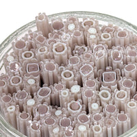 Dusty Lilac Flowers Murrine Sticks COE 90 Fusible Glass MSFL-021313