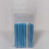 Egyptian Blue and Light Cyan Flowers Murrine Sticks COE 90 Fusible Glass MSFL-020808
