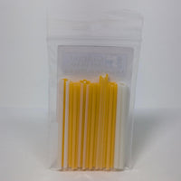 French Vanilla and Marigold Flowers Murrine Sticks COE 90 Fusible Glass MSFL-010605