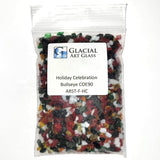 Holiday Celebration Blend Glass Frit Coarse Bullseye COE 90 Bagged