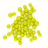 Lemongrass Green Opal Frit Balls - 3 Size Options - COE 96 Fusible Glass