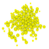 Lemongrass Green Opal Frit Balls - 3 Size Options - COE 96 Fusible Glass