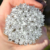 Snow Blossom Flowers Murrine Sticks COE 96 Fusible Glass MSFL-010718-96