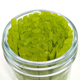 Spring Green and Clear Leaves Murrine Sticks COE 90 Fusible Glass MSLE-012524