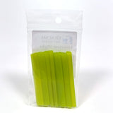 Spring Green and Clear Leaves Murrine Sticks COE 90 Fusible Glass MSLE-012524