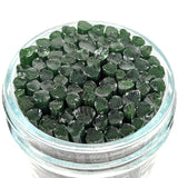 Dark Green and Clear Leaves Murrine Sticks COE 96 Fusible Glass MSLE-022826-96