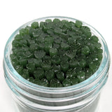 Dark Forest Green and Clear Leaves Murrine Sticks COE 90 Fusible Glass MSLE-022823