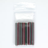 Red & Green Peppermint Murrine Sticks COE 90 Fusible Glass MSPE-03
