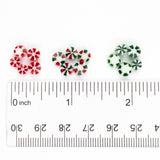 Green Peppermint Murrine Sticks COE 90 Fusible Glass MSPE-02